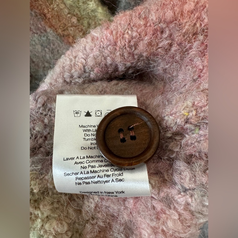 ❤️ Free People Ombré Spaced Dye Button Cardigan | Size M/L | NWOT - Picture 11 of 12